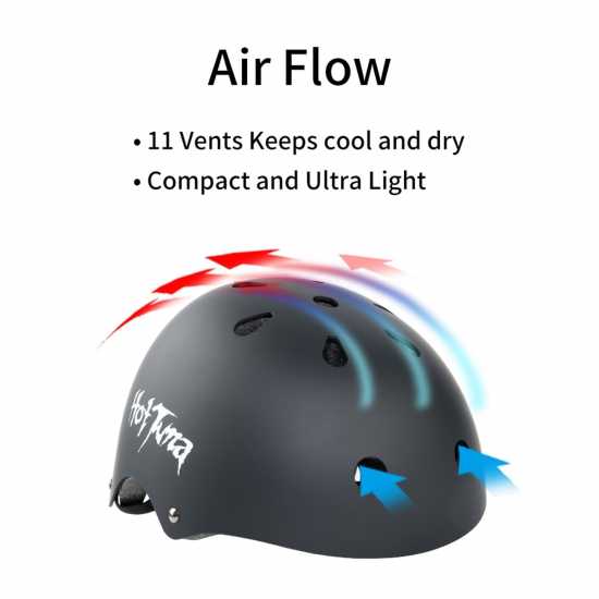 Hot Tuna Skate Helmet Черно 