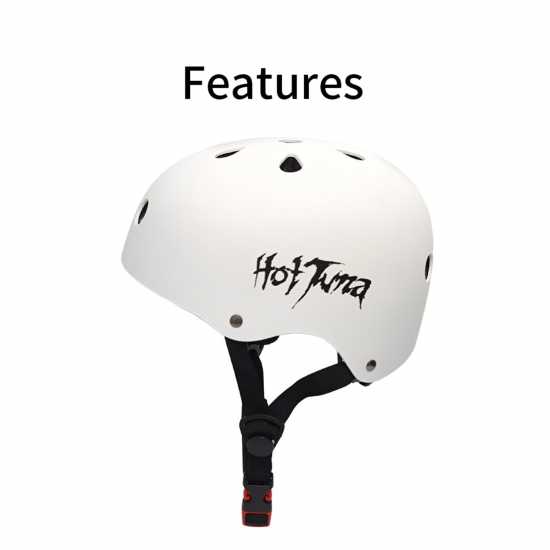 Hot Tuna Hot Tuna Bmx Helmet Jr 63 White Hot Tuna Hot Tuna Bmx Helmet Jr 63 White