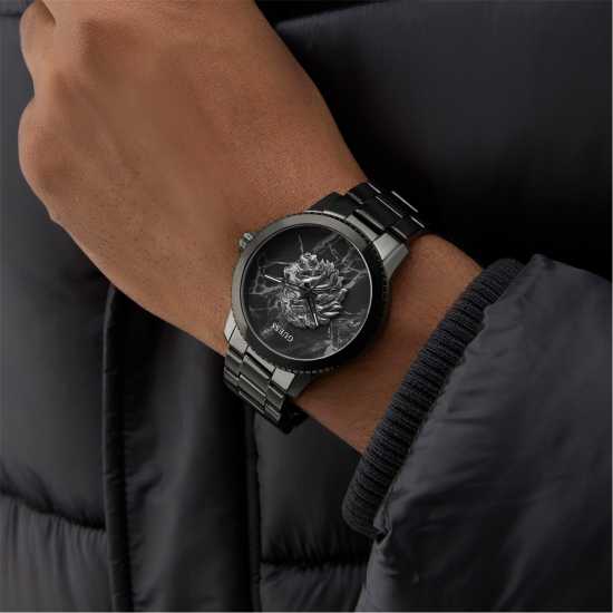 Guess Men's Monarch Analogue Quartz Watch Черно/Черно Guess Men's Monarch Analogue Quartz Watch Черно/Черно