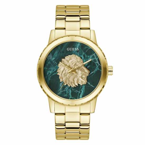 Guess Men's Monarch Analogue Quartz Watch Зелено/Металически Guess Men's Monarch Analogue Quartz Watch Зелено/Металически