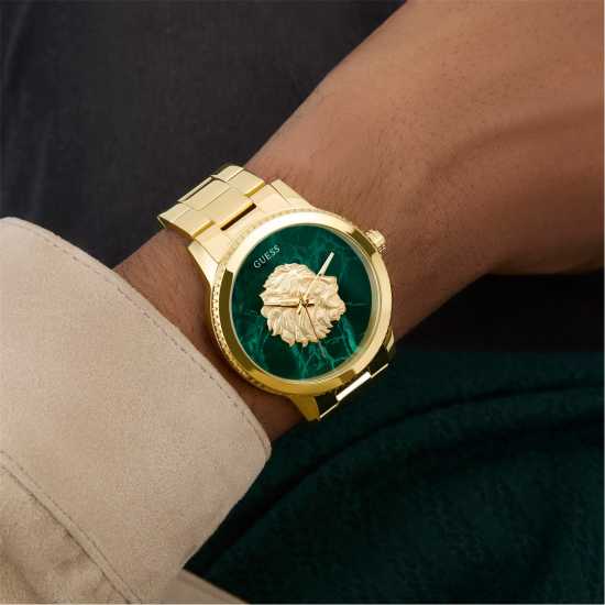 Guess Men's Monarch Analogue Quartz Watch Зелено/Металически Guess Men's Monarch Analogue Quartz Watch Зелено/Металически