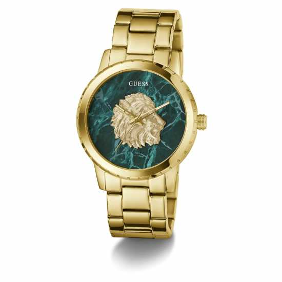 Guess Men's Monarch Analogue Quartz Watch Зелено/Металически Guess Men's Monarch Analogue Quartz Watch Зелено/Металически