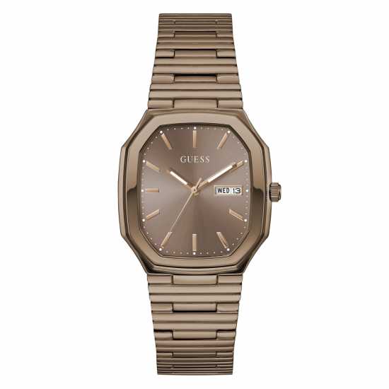 Guess Men's Oliver Analogue Quartz Watch Кафяво/Кафяво Guess Men's Oliver Analogue Quartz Watch Кафяво/Кафяво