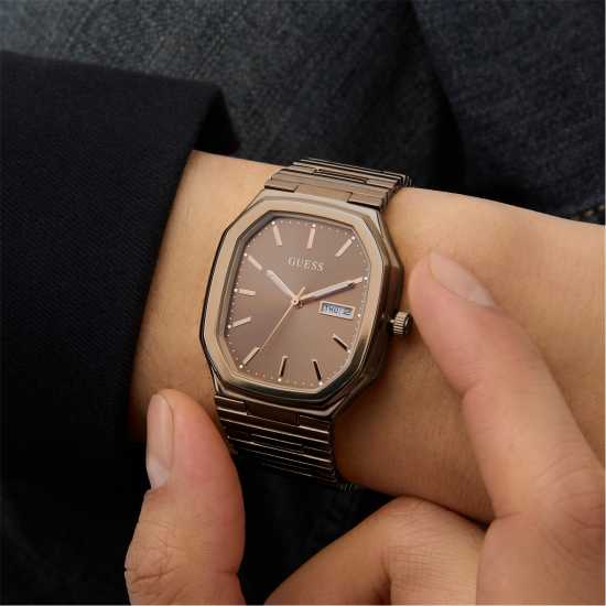Guess Men's Oliver Analogue Quartz Watch Кафяво/Кафяво Guess Men's Oliver Analogue Quartz Watch Кафяво/Кафяво