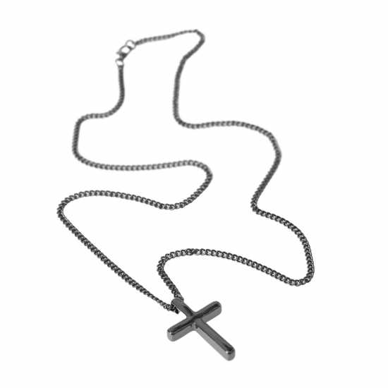 Fabric Cross Necklace  