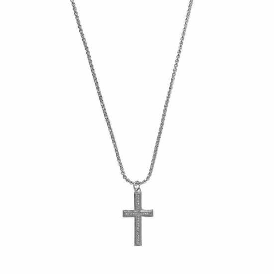 Fabric Cross Necklace  