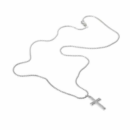 Fabric Cross Necklace  