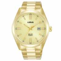 Lorus Solar Gold Bracelet Watch  Часовници