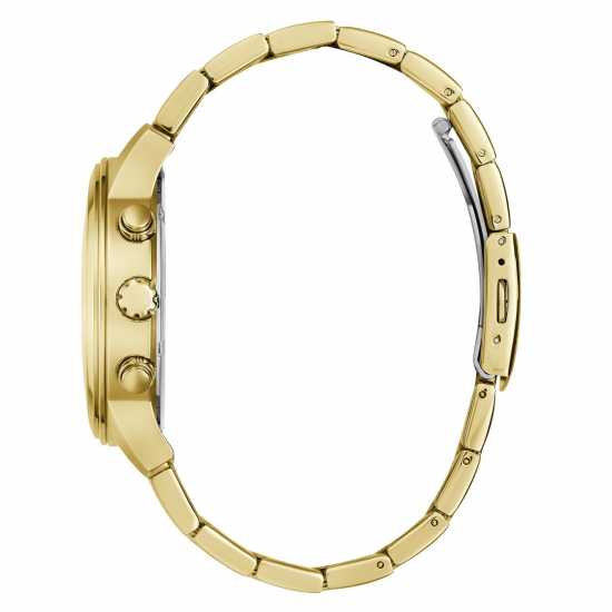 Guess Atticus Watch Черно/Злато Часовници