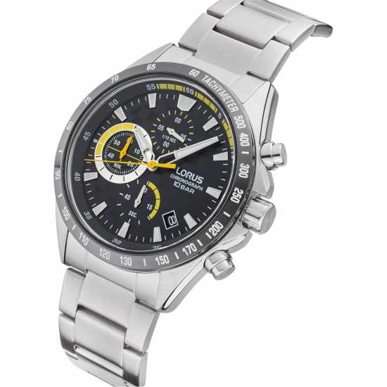 Lorus Мъжки Часовник Chronograph Analogue Watch Mens Сребърно Часовници