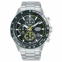 Lorus Мъжки Часовник Chronograph Analogue Watch Mens Сребърно Часовници