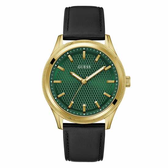 Guess Analogue Quartz Watch Зелено/Злато Часовници