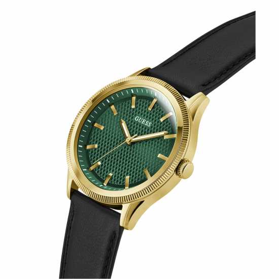 Guess Analogue Quartz Watch Зелено/Злато Часовници