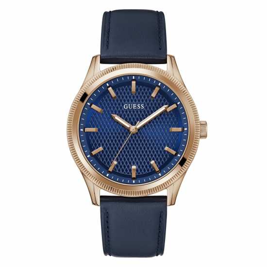 Guess Men's Analogue Quartz Watch Синьо/Металически 