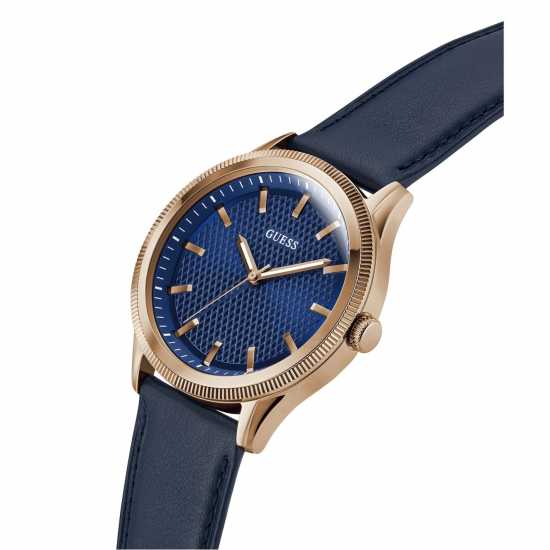 Guess Men's Analogue Quartz Watch Синьо/Металически 