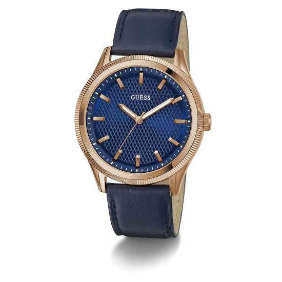 Guess Men's Analogue Quartz Watch Синьо/Металически 
