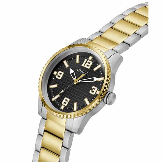 Guess Men's Varsity Analogue Quartz Watch Черно/Металически 