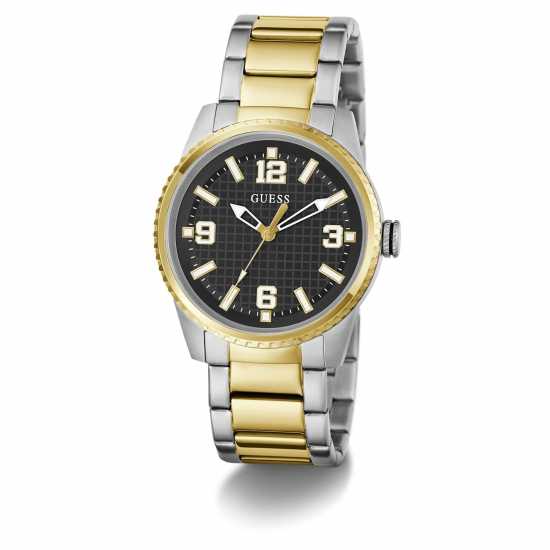 Guess Men's Varsity Analogue Quartz Watch Черно/Металически 