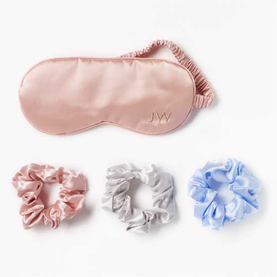 Jack Wills Satin-Esque Sleep Mask And Scrunchies Set  Подаръци и играчки