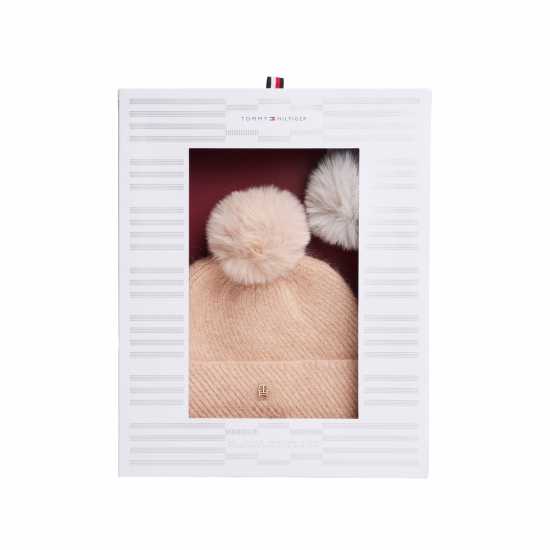 Tommy Hilfiger Tommy Beanie Gift Ld54 Pink Bloom 