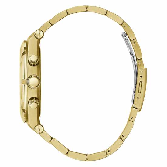 Guess Gents Gold Watch With Black Dial Guess Gents Gold Watch With Black Dial