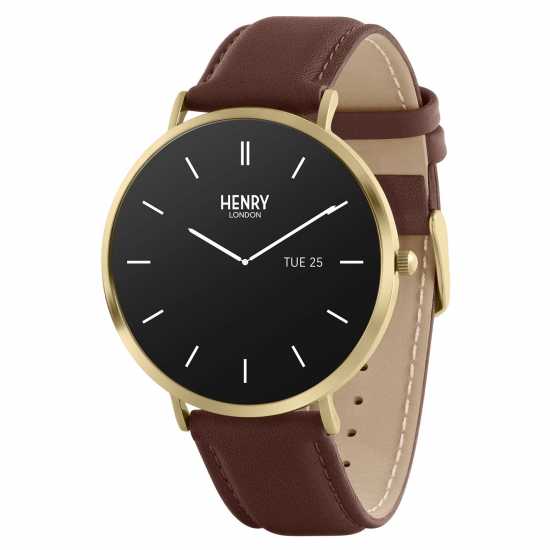 Henry London Amoled Smart Watch Кафяво 