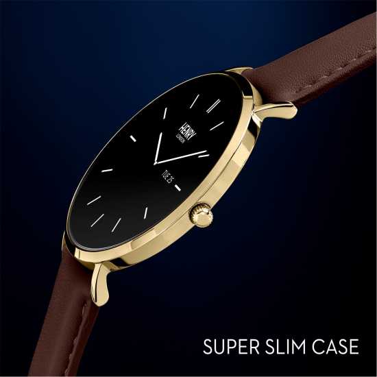 Henry London Amoled Smart Watch Кафяво 