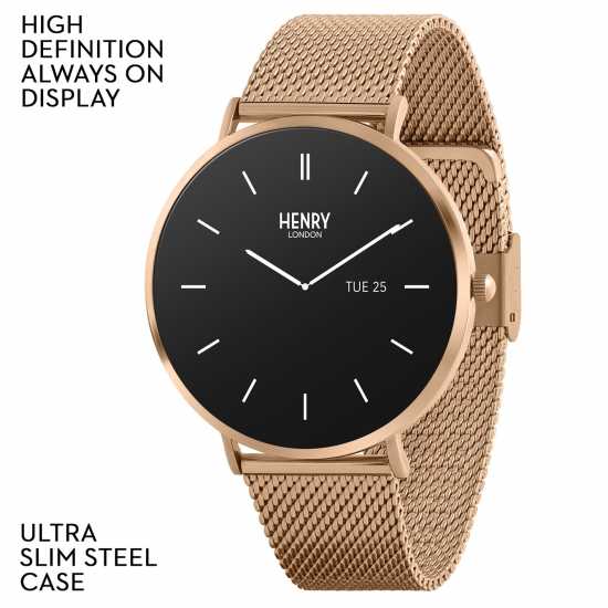 Henry London Mesh Strap Smart Watch Henry London Mesh Strap Smart Watch