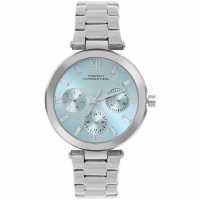 French Connection Connection Elysian Teal Round Dial Womens Multifunction  Watch  Часовници