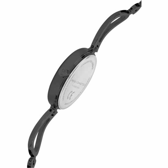 French Connection Connection Veritas Black Round Dial Womens Analogue Watch  Часовници
