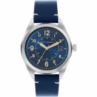 French Connection Connection Mega Round Analog Watch For Men Blue Часовници