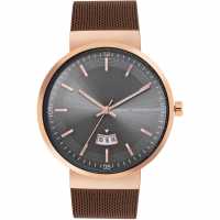 French Connection Connection Jake Round Analog Watch For Men Grey Часовници