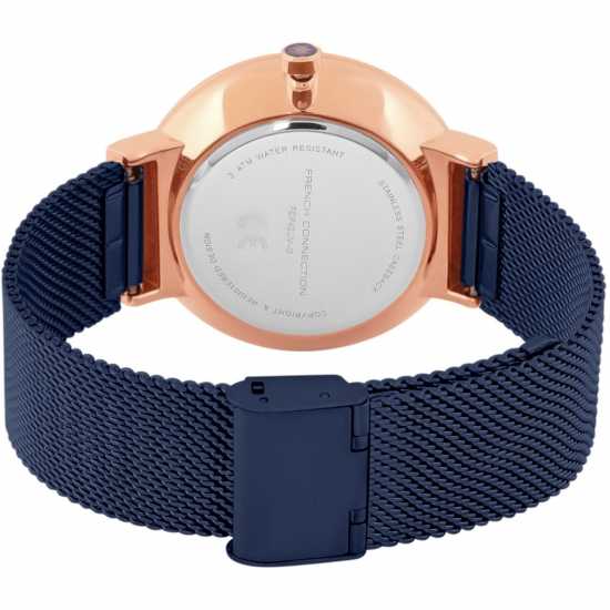 Часовници French Connection Connection Jake Round Analog Watch For Men Blue French Connection Connection Jake Round Analog Watch For Men Blue Часовници