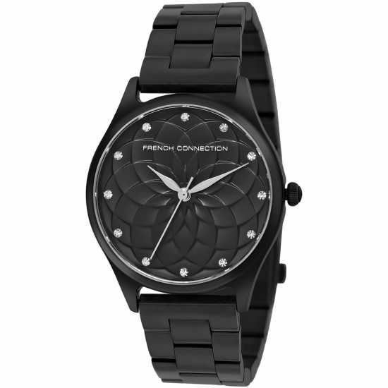French Connection Connection Women Black Dial Analogue Watch  Часовници