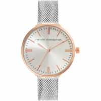 French Connection Мъжки Ръчен Часовник Connection Stainless Steel Analog Silver Dial Womens Watch  