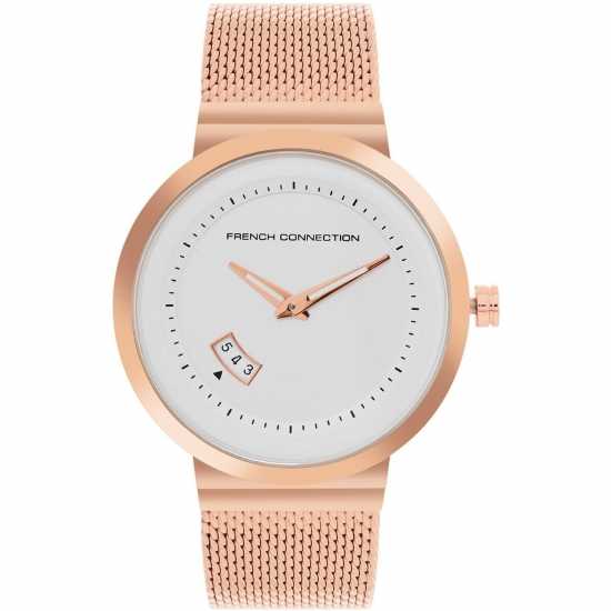 French Connection Connection Silver Dial Analog Watch For Men  Часовници