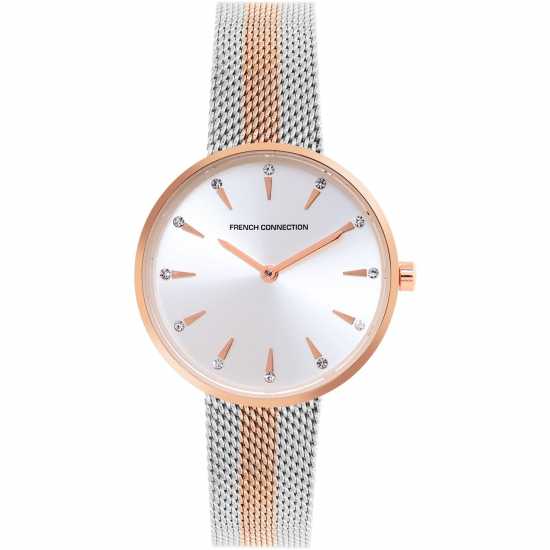French Connection Connection Silver Dial Analog Watch For Women  Часовници