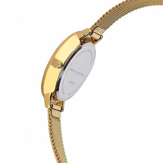 French Connection Мъжки Ръчен Часовник Connection Stainless Steel Analog Gold Dial Womens Watch  Часовници