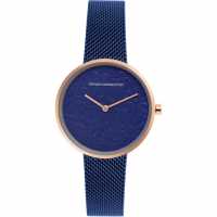 French Connection Connection Womens Fleur Analog Watch Blue Strap  Часовници