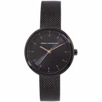 French Connection Connection Womens Analog Watch Black Strap  Часовници