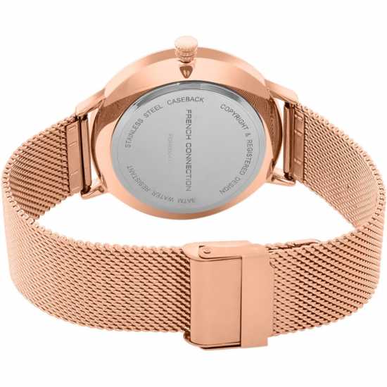 French Connection Мъжки Ръчен Часовник Connection Analog Silver Dial Mens Watch  Часовници