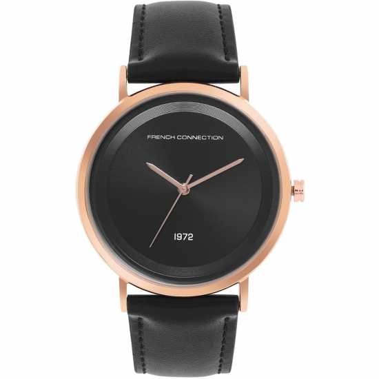 French Connection Connection Men Crizel Black Dial Analog Watch  Часовници