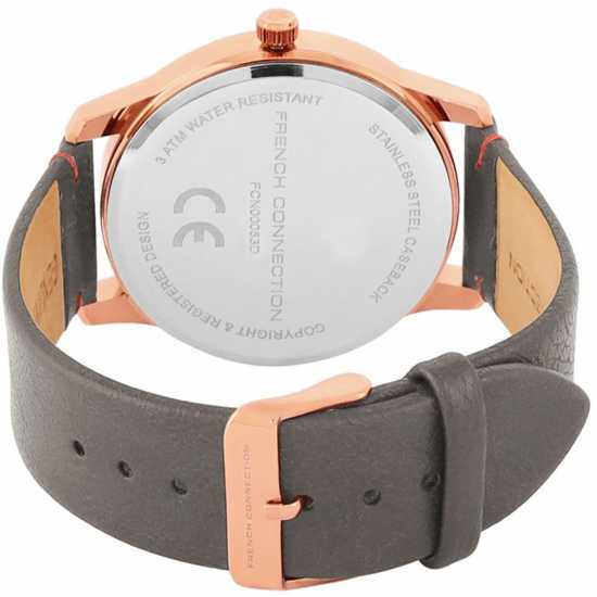 Часовници French Connection Connection Caesar Grey Round Analog Watch For Men French Connection Connection Caesar Grey Round Analog Watch For Men Часовници