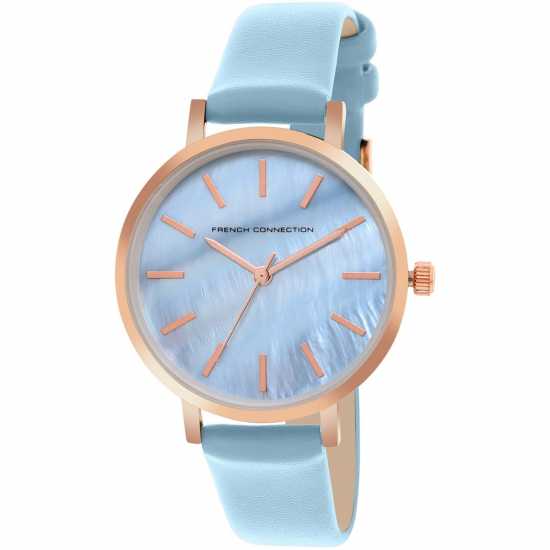 French Connection Connection Analog Blue Dial Watch For Women  Часовници