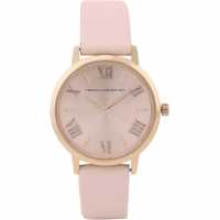 Часовници French Connection Connection Verina Pink Round Analog Watch For Women French Connection Connection Verina Pink Round Analog Watch For Women Часовници