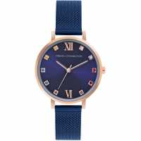 Часовници French Connection Connection Grace Blue Round Analog Watch For Women French Connection Connection Grace Blue Round Analog Watch For Women Часовници