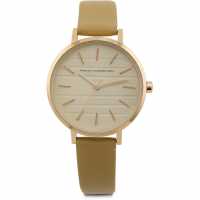 Часовници French Connection Connection Tan Round Analog Watch For Women French Connection Connection Tan Round Analog Watch For Women Часовници