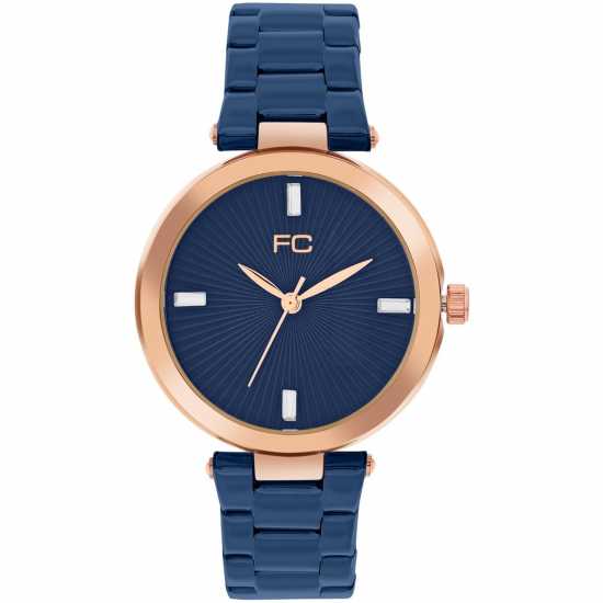 Часовници French Connection Connection Colette Blue Round Analog Watch For Women French Connection Connection Colette Blue Round Analog Watch For Women Часовници