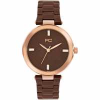 Часовници French Connection Connection Colette Brown Round Analog Watch For Women French Connection Connection Colette Brown Round Analog Watch For Women Часовници