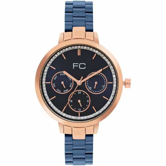 French Connection Connection Cornelia Blue Round Analog Watch For Women  Часовници
